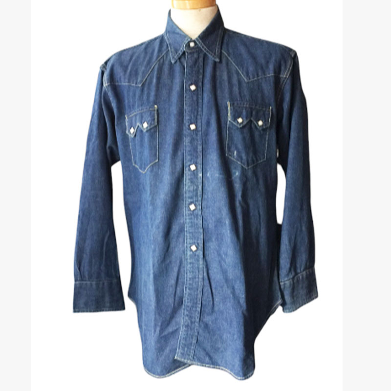 1960 LEVIS SHORTHORN DENIM SHIRT／ボタン 菱形-丸