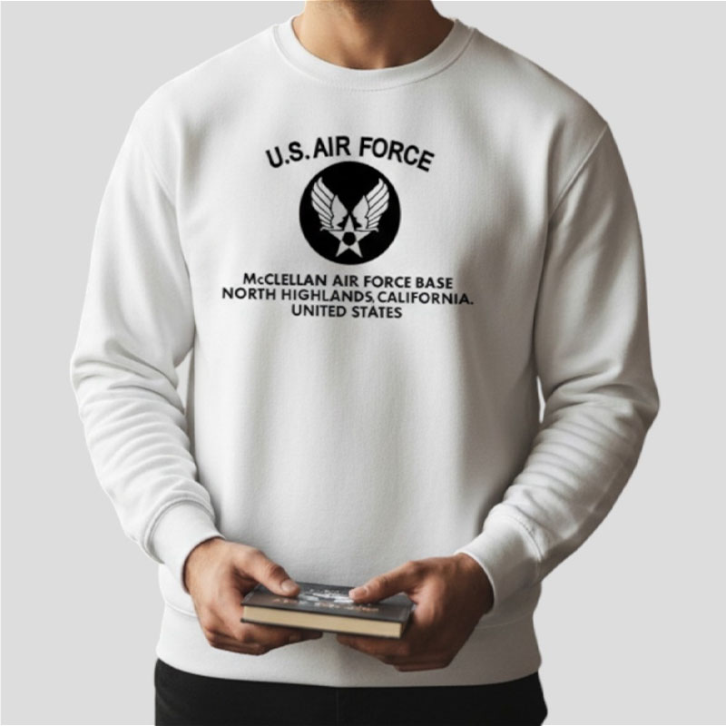 AIR FORCE AR SWE ホワイト×黒 8oz MEDIUM
