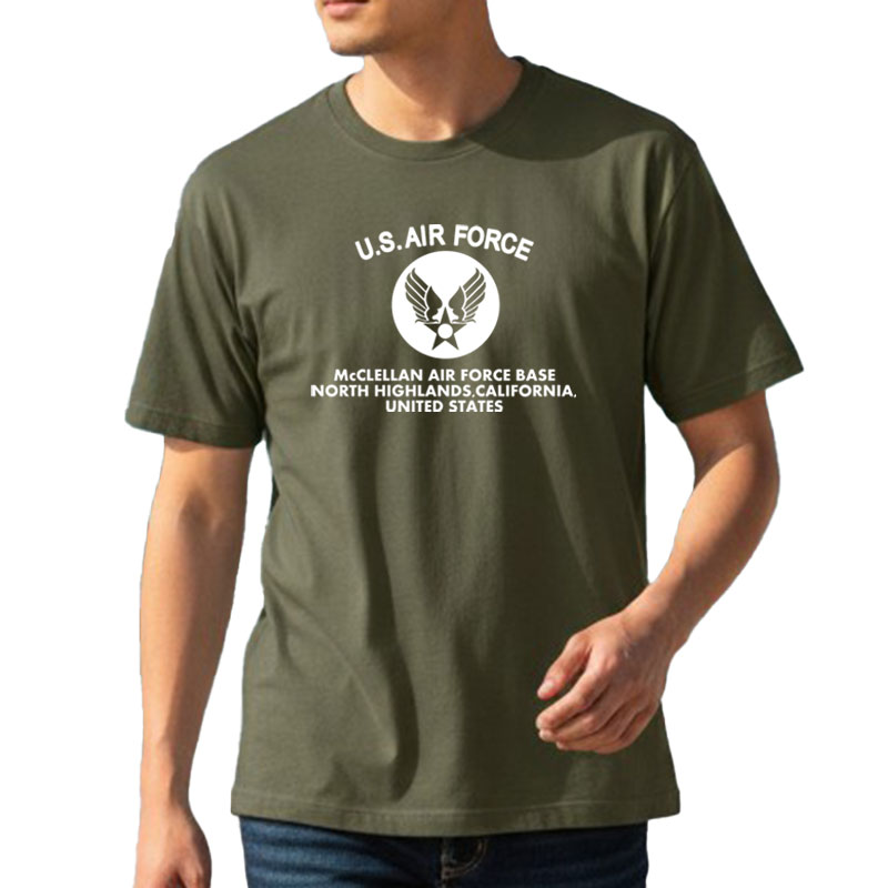 AIR FORCE AR TS ミリG×白 6oz SMALL