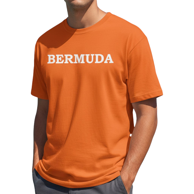 BERMUDA R TS オレンジ×ホワイト 6oz MEDIUM