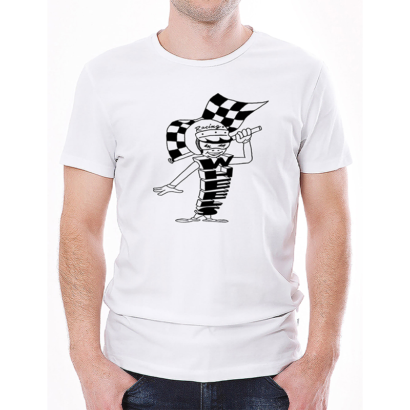 CHECKERMAN-SH AR TS ホワイト×ブラック 4.5oz LARGE