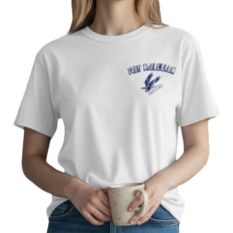 FORT McCLELLAN ZPR TS ホワイト×ネイビー 4.5oz MEDIUM