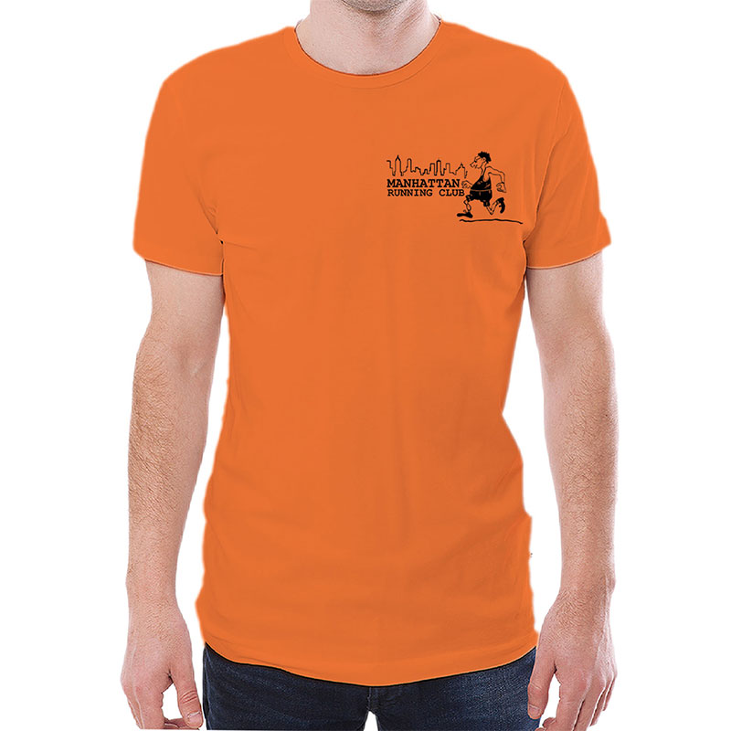 MANHATTAN RUNNING CLUB ZPR TS オレンジ×ブラック 6oz SMALL