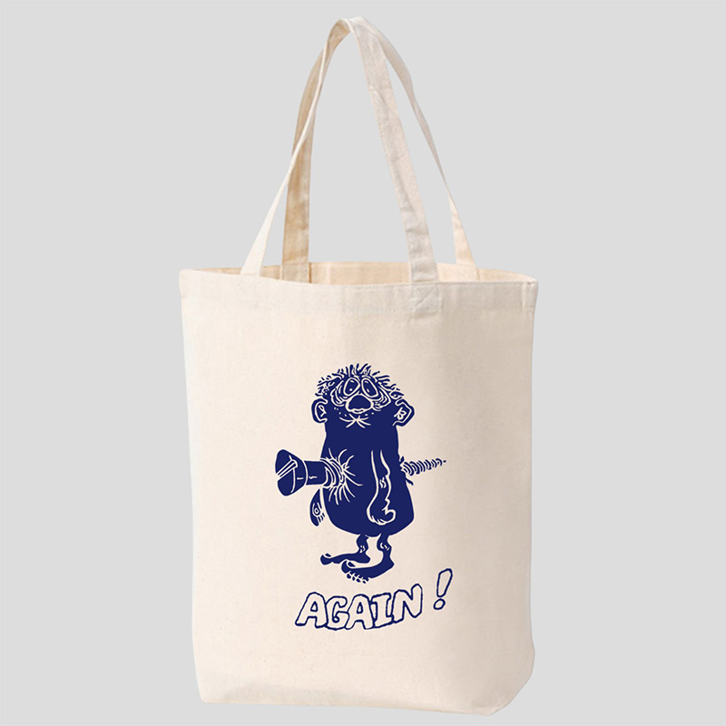 MONSTER BAG 生成り×ネイビー 12oz MEDIUM