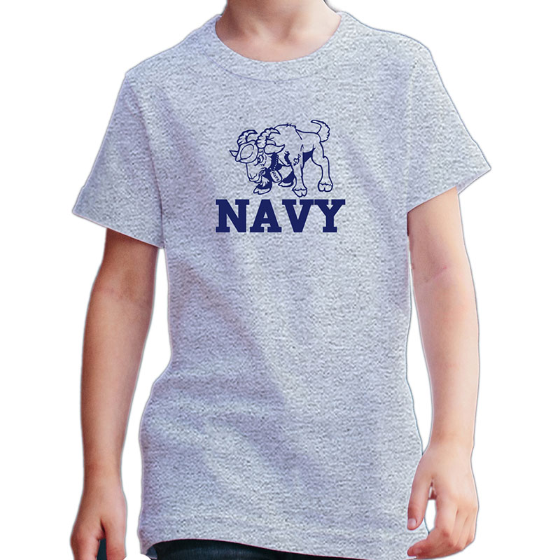 NAVY RAM VR TSK グレー×ネイビー 6oz YOUTH-M(150)