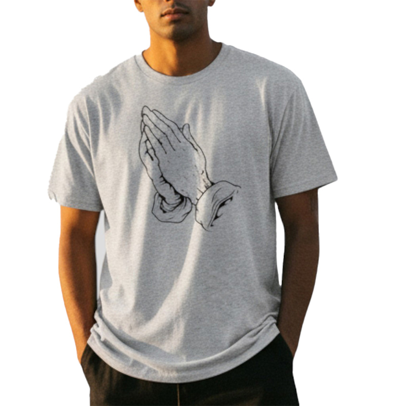 PLAYING HAND A TS グレー×ブラック 4.5oz X-LARGE