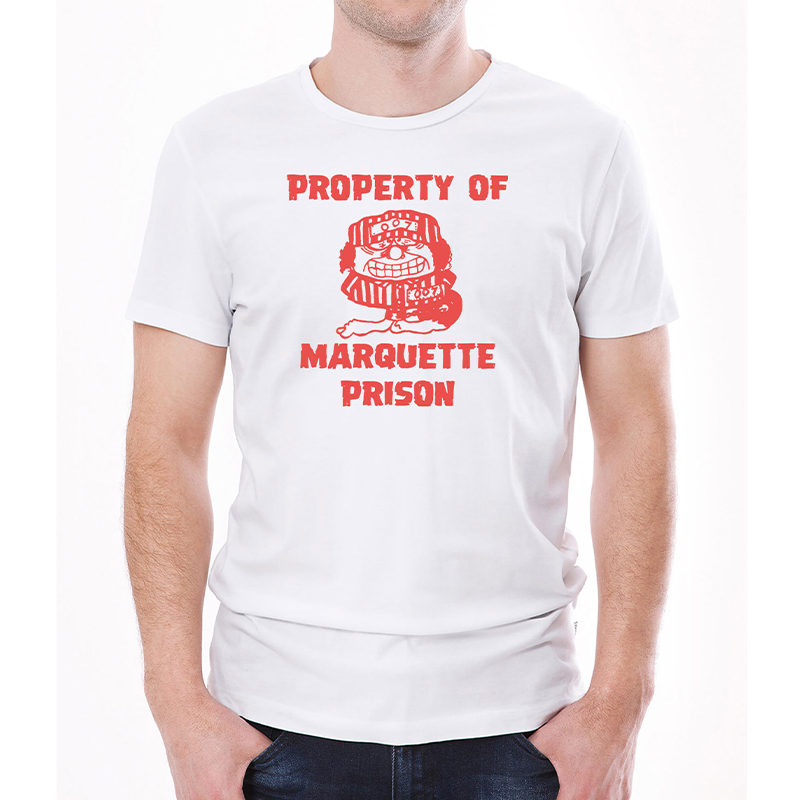 PRISON AR TS ホワイト×赤 4.5oz X-LARGE