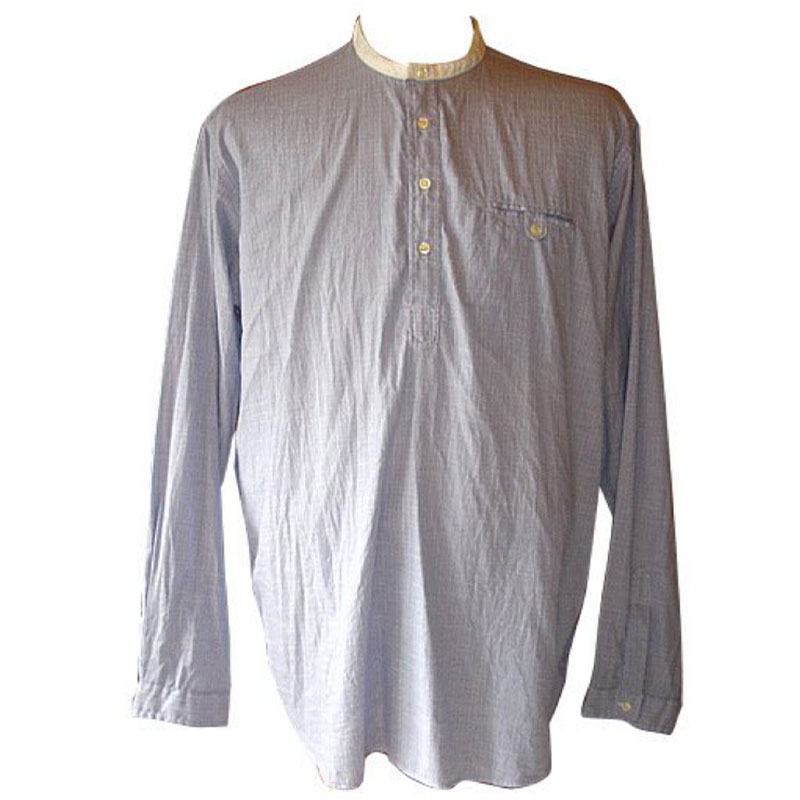 RALPH LAUREN NO-COLLAR SHIRT