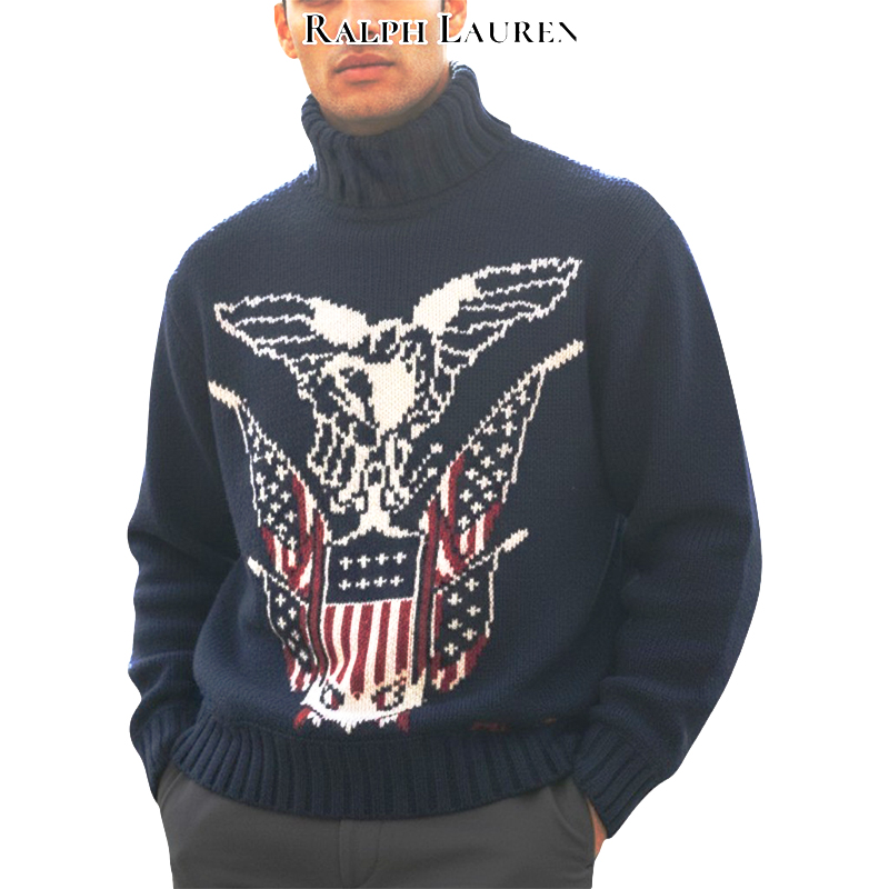 RALPH LAUREN 2002 SWEATER WOOL NAVY