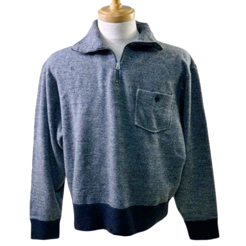DOUBLE RL HALF ZIP SWEAT