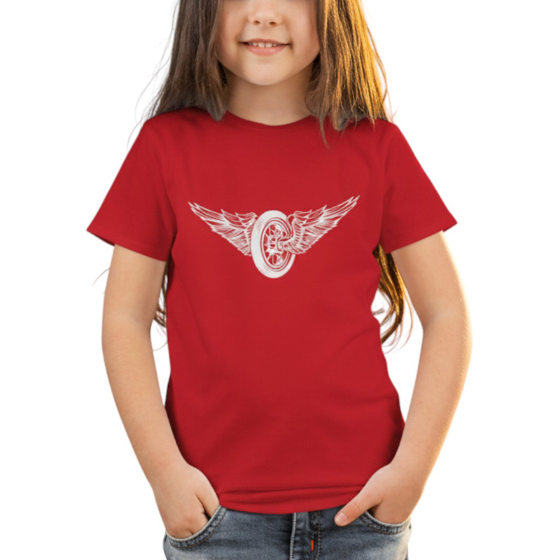 SPEEDWAY WING A TSK レッド×ホワイト 6oz YOUTH-L(160)