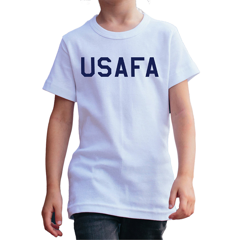 U.S.A.F.A R TSK ホワイト×紺 6oz YOUTH-L(160)