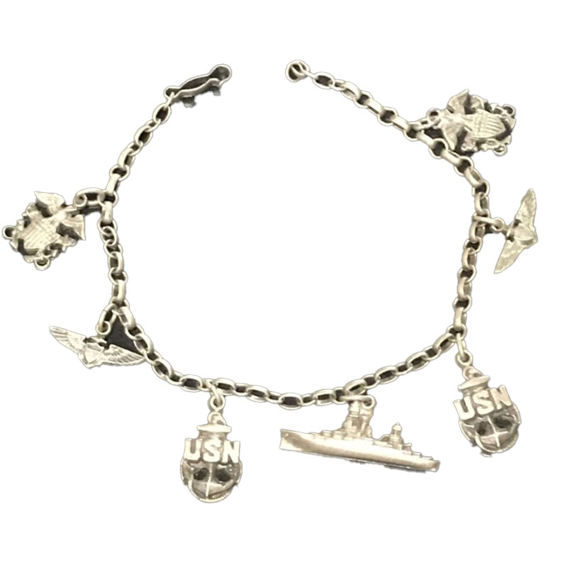 1960 NAVY 7 PIECES BRACELET