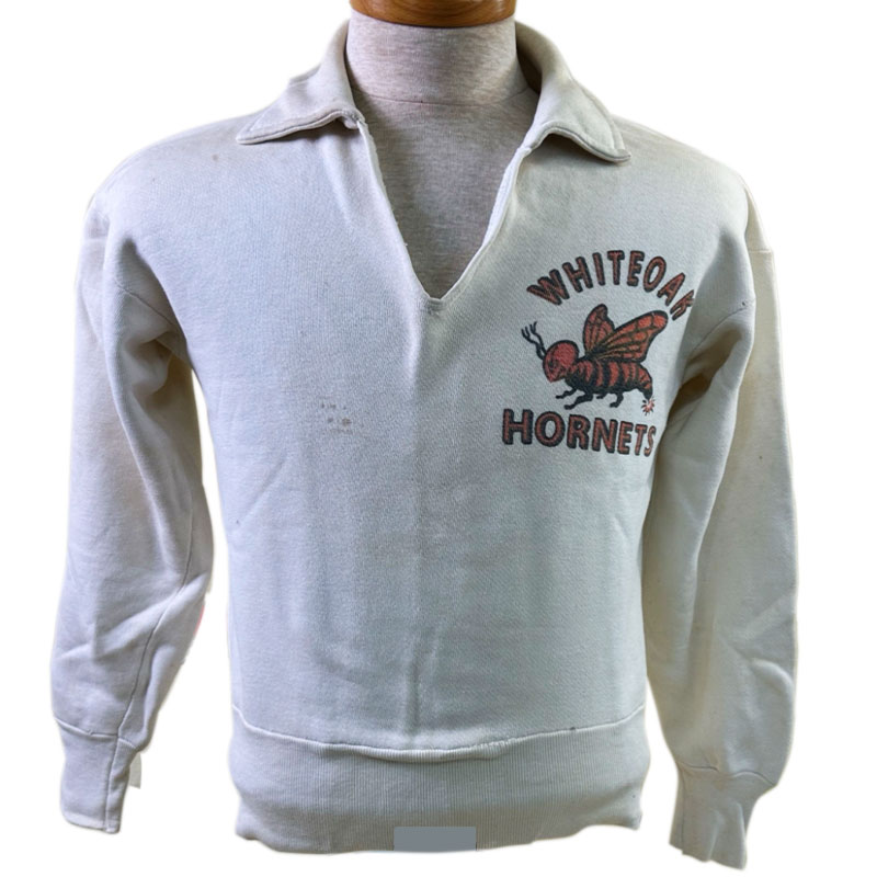1950 ビンテージスエット HORNETS 染み込