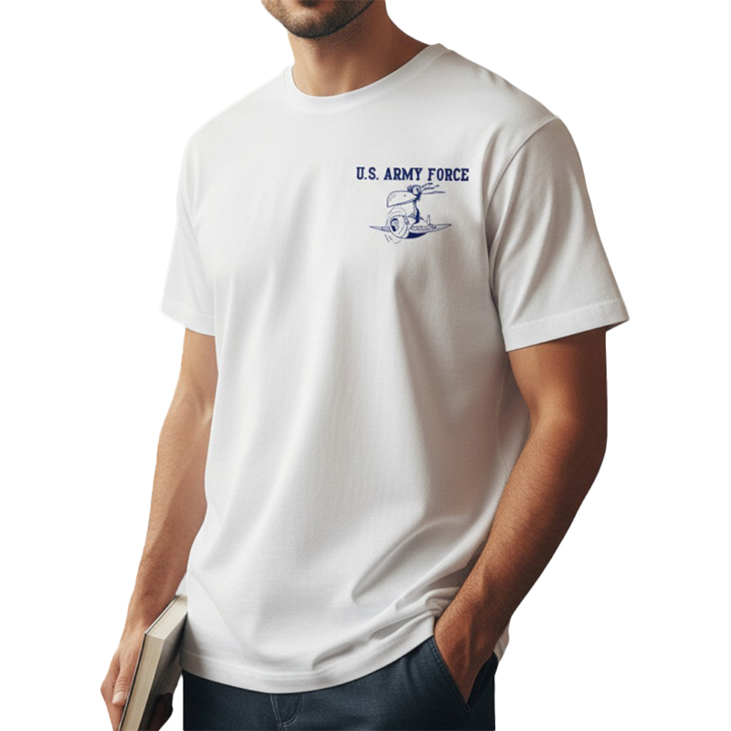 ARMY FORCE ZPR TS ホワイト×紺 6oz S