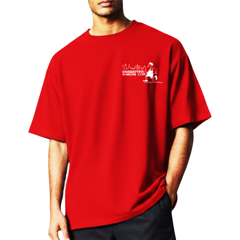 MANHATTAN RUNNING CLUB ZPR TS 赤×ホワイト 6oz S