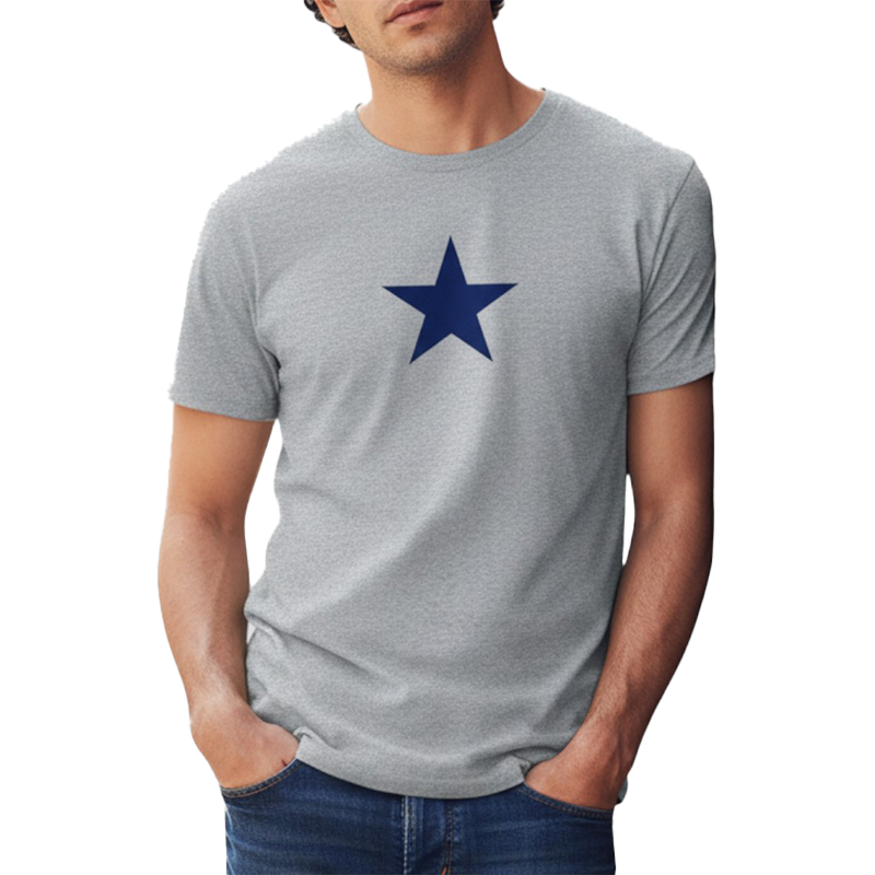 STAR CT TS グレー×紺 6oz S