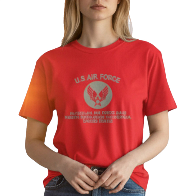 AIR FORCE AR TS 赤×グレー 6oz S