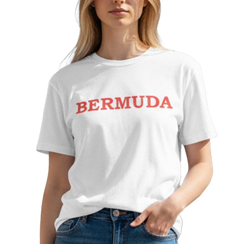 BERMUDA R TS ホワイト×赤 6oz S