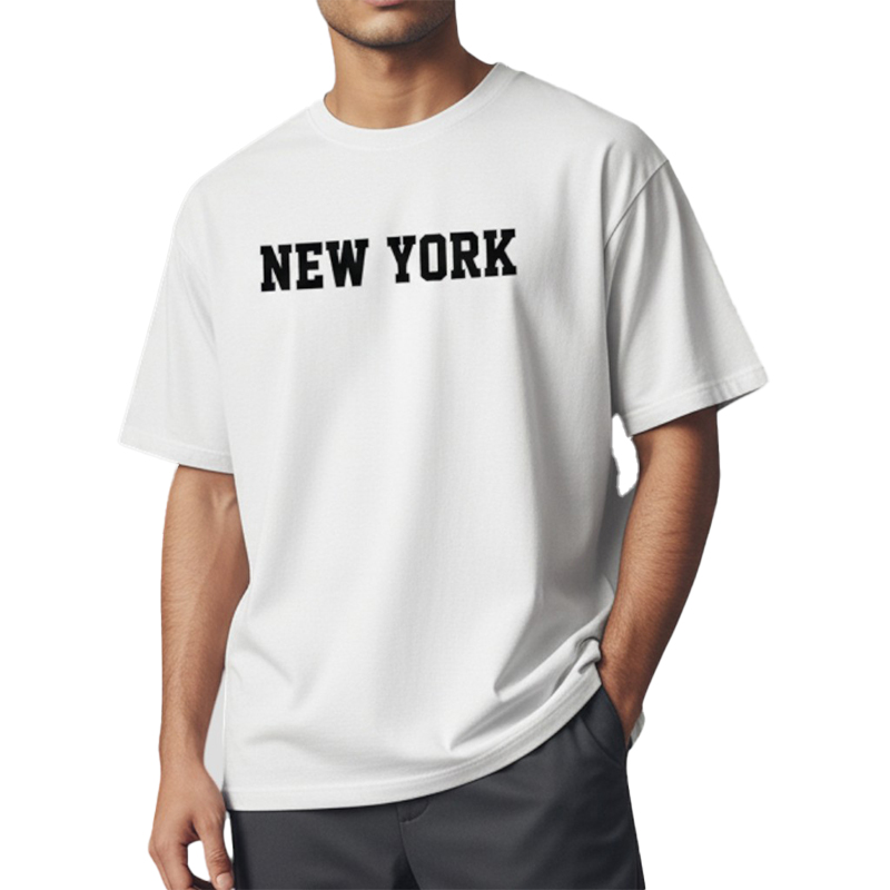 NEW YORK R TS ホワイト×黒 6oz S
