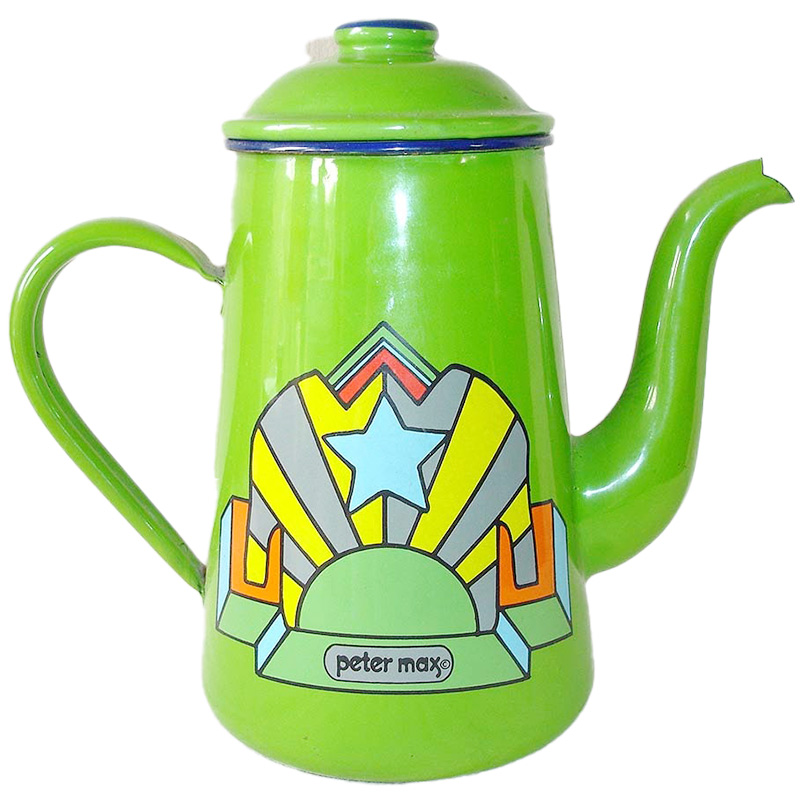 1970 PETERMAX POT GREEN