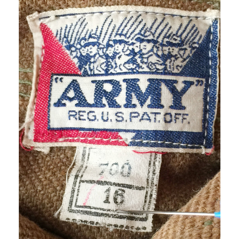 1930 ARMY CHINSTRAP DOUBLE ELBOWS SHIRT