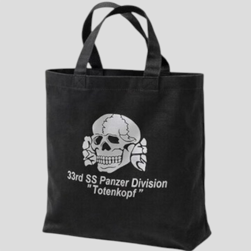 TOTENKOPF BAG ブラック×グレー MEDIUM