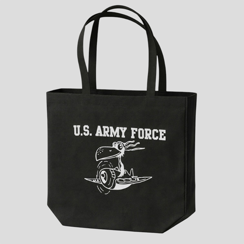 ARMY FORCE BAG ブラック×グレー LARGE