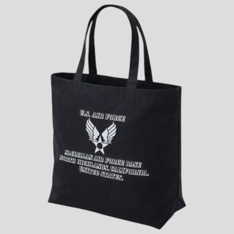 AIR FORCE-CL BAG ブラック×グレー LARGE