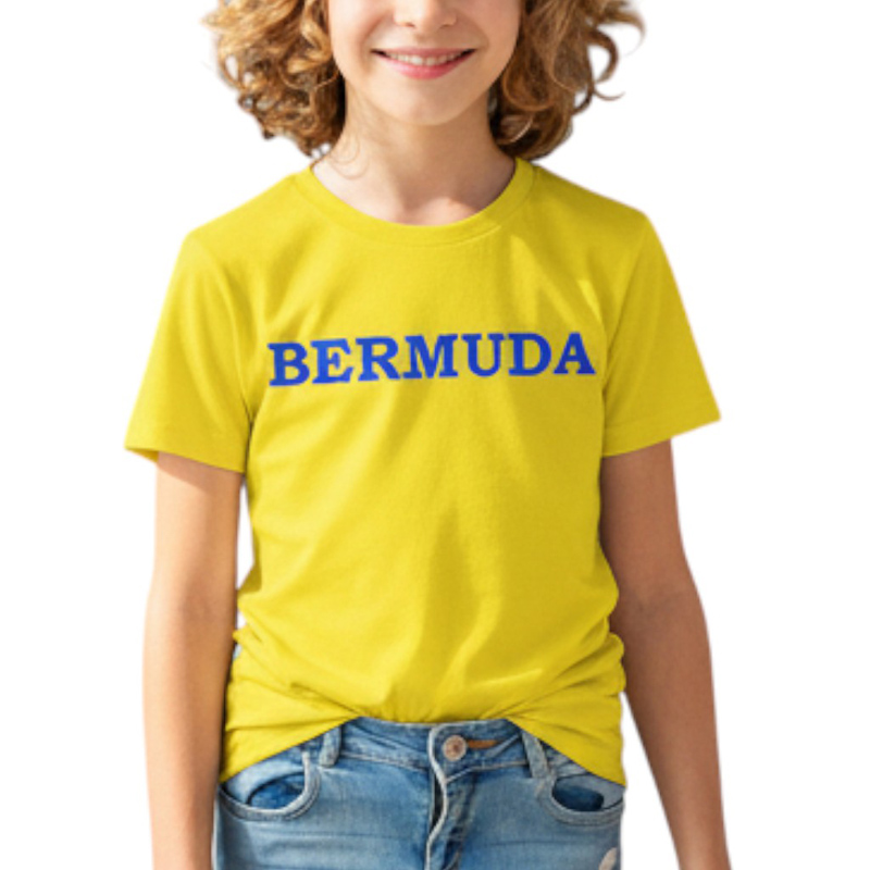 BERMUDA R TS イエロー×青 6oz S