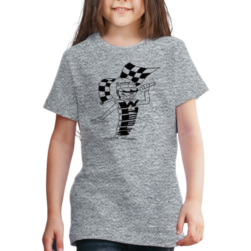 CHECKERMAN-SH AR TS グレー×黒 6oz YOUTH-L(160)