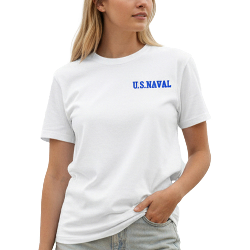 U.S.NAVAL XXPR TS ホワイト×青 6oz S