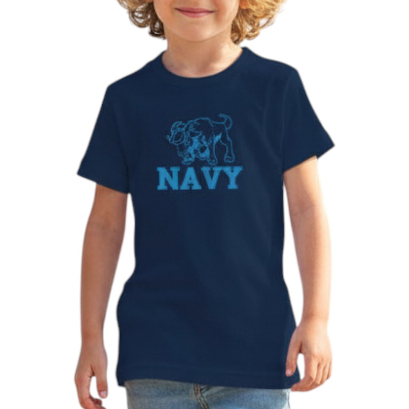 NAVY RAM VR TS 紺×サックス 6oz YOUTH-XS(130)