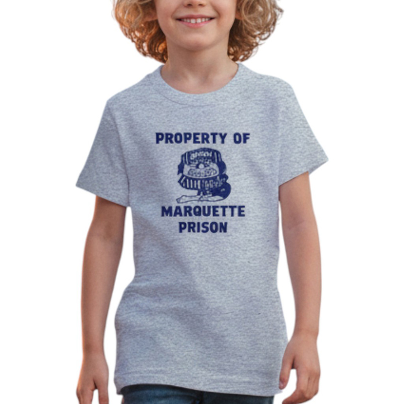 PRISON AR TS グレー×紺 6oz YOUTH-M(150)
