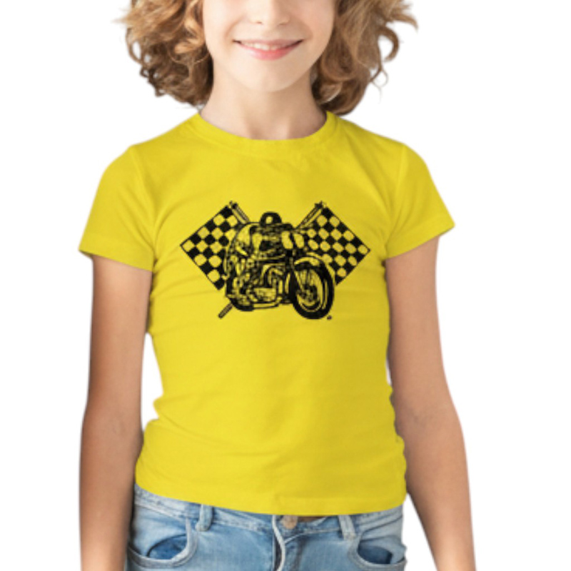 SPEEDWAY A TS イエロー×黒 6oz S
