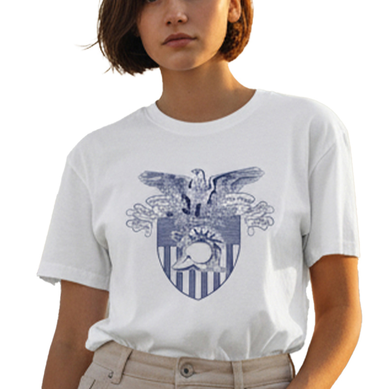 WEST POINT A TS ホワイト×紺 6oz S