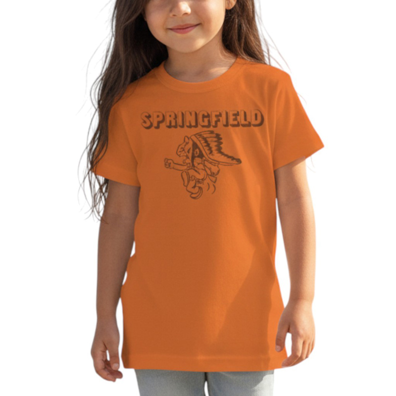 SPRING FIELD AR TS オレンジ×ブラウン 6oz YOUTH-M(150)
