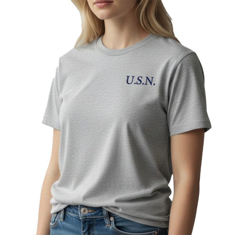 U.S.N. ZPR TS グレー×紺 6oz S