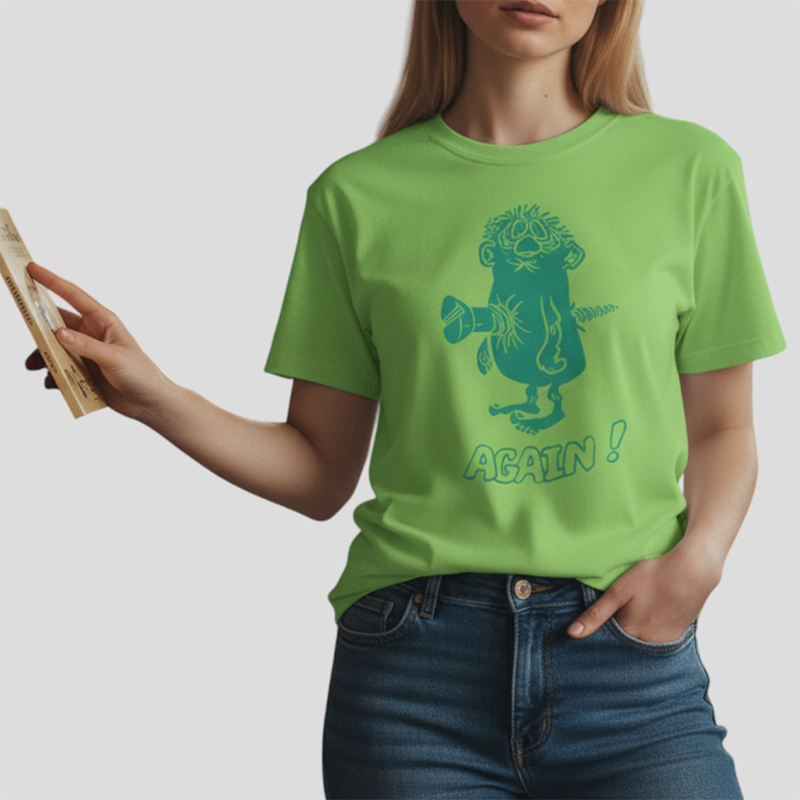 MONSTER AGAIN AR TS 黄緑×グリーン 6oz M
